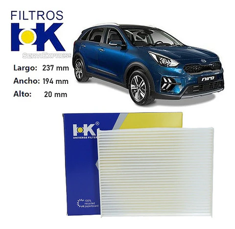 Filtro De Polen Kia Niro 2019-2021