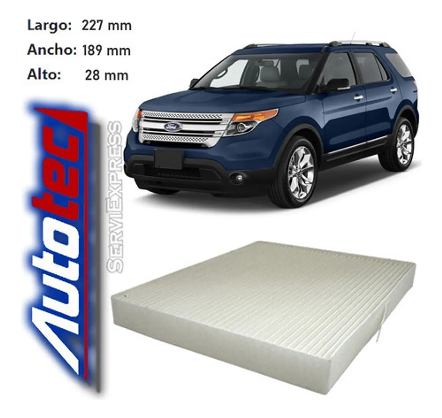 Filtro De Polen Ford Explorer 2011-2017 1