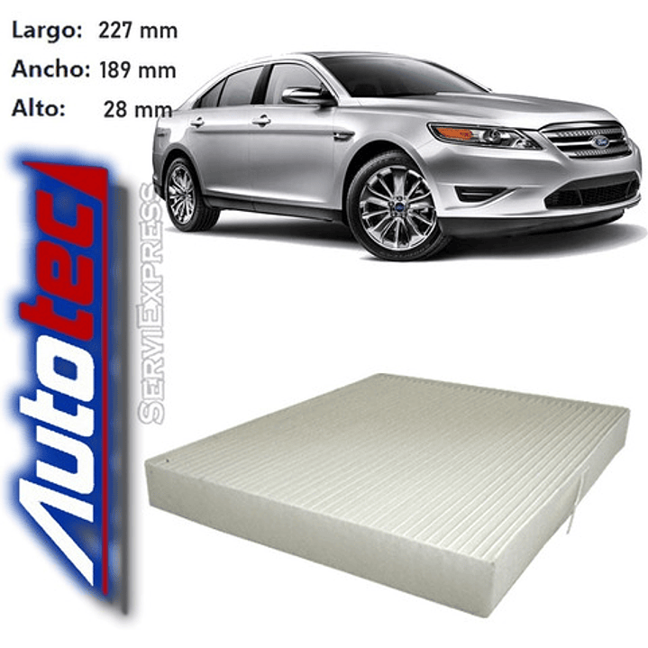 Filtro De Polen Ford Taurus 2010-2015 1