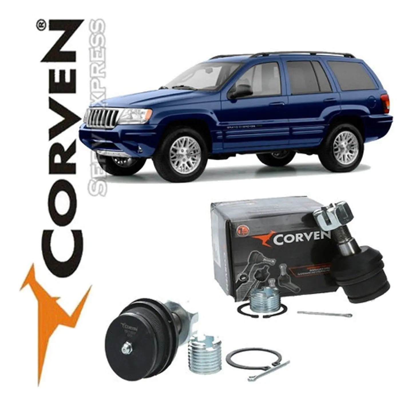 Par Rotulas Inferior Bandeja Jeep Grand Cherokee 1990 - 2005 1