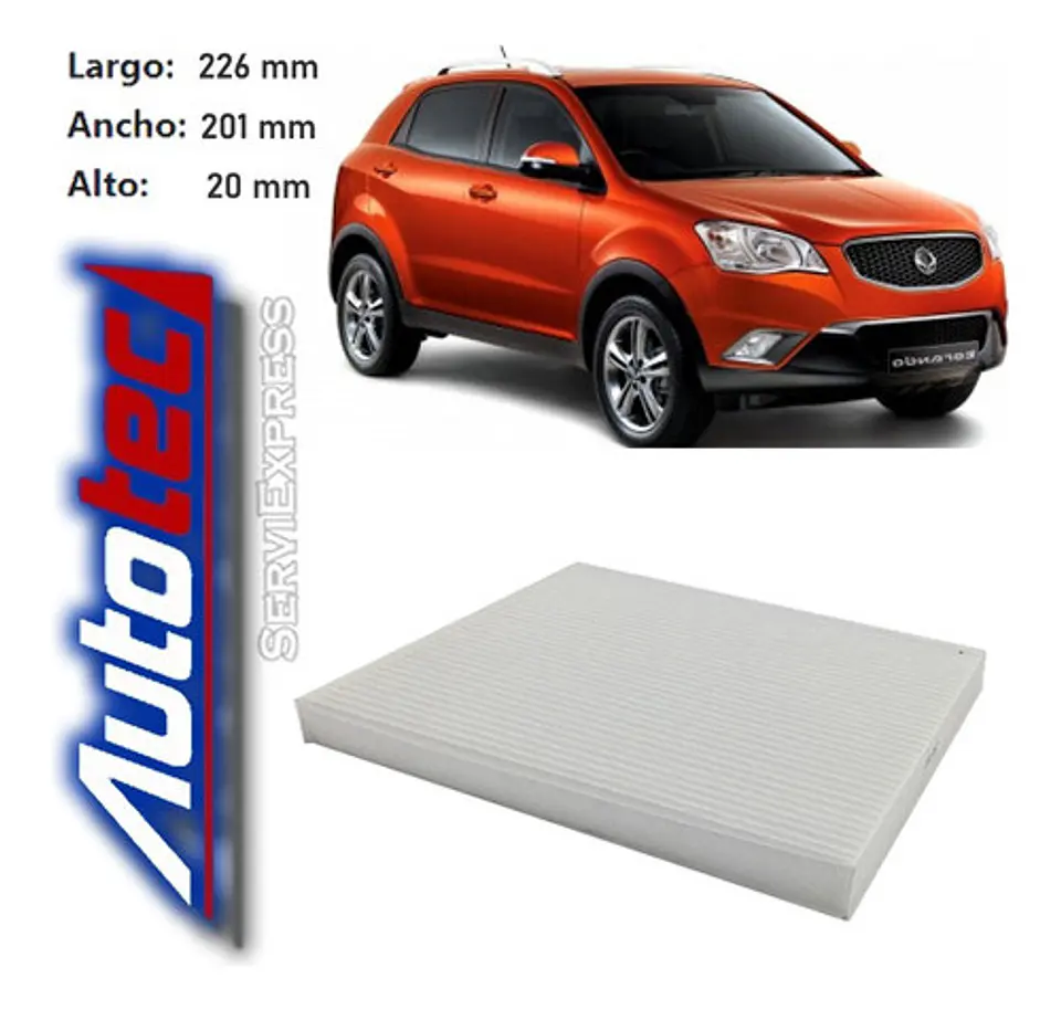 Filtro De Polen Ssangyong Korando 2011-2018 1