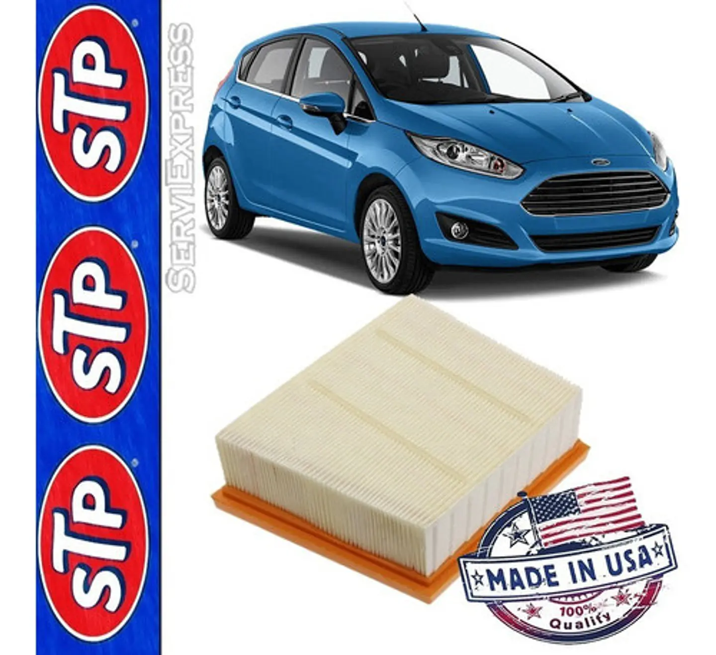 Filtro De Aire Ford Fiesta Del 2011 Al 2018 1