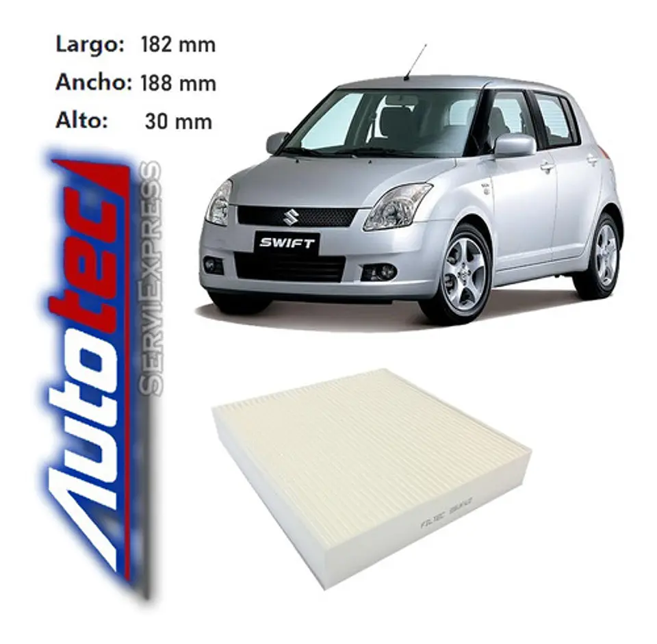 Filtro De Polen Suzuki Swift Del 2005 Al 2010 1