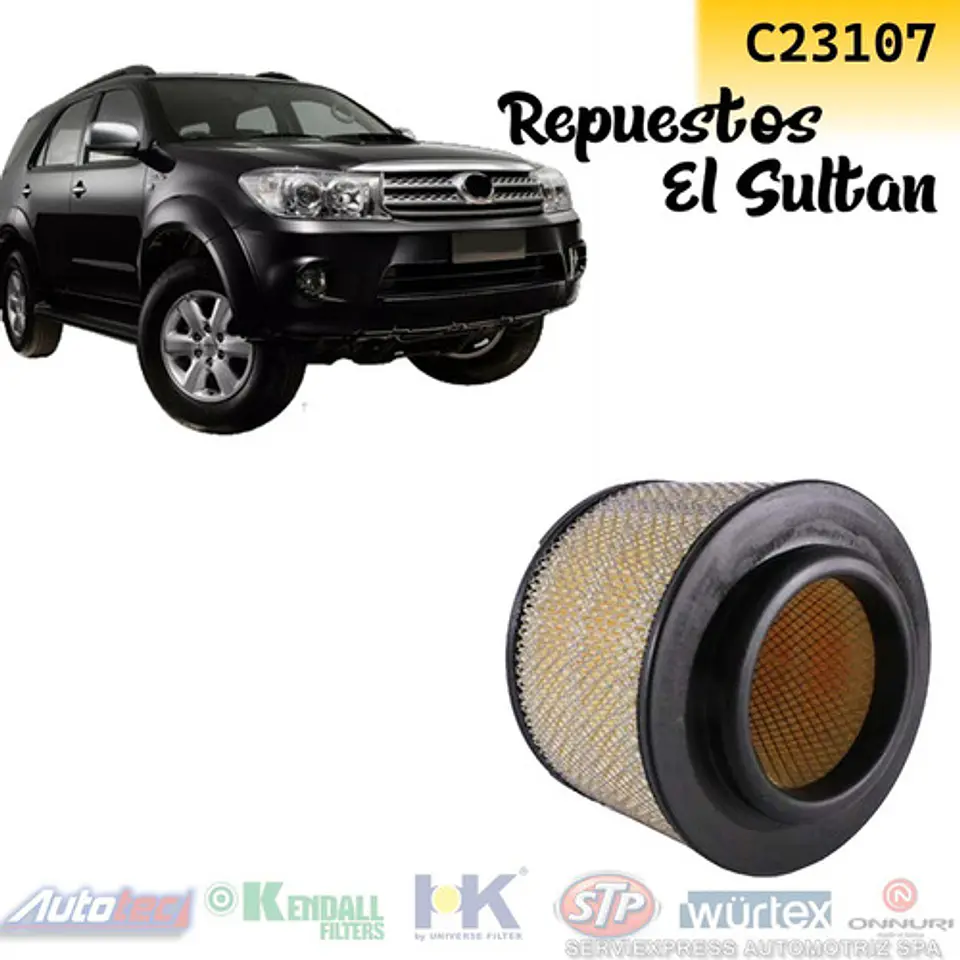 Filtro De Aire Fortuner 3.0 Del 2006 - 2007  1