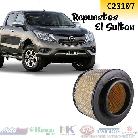 Filtro De Aire Mazda Bt 50 Del 2007 - 2018 2.5 Diesel