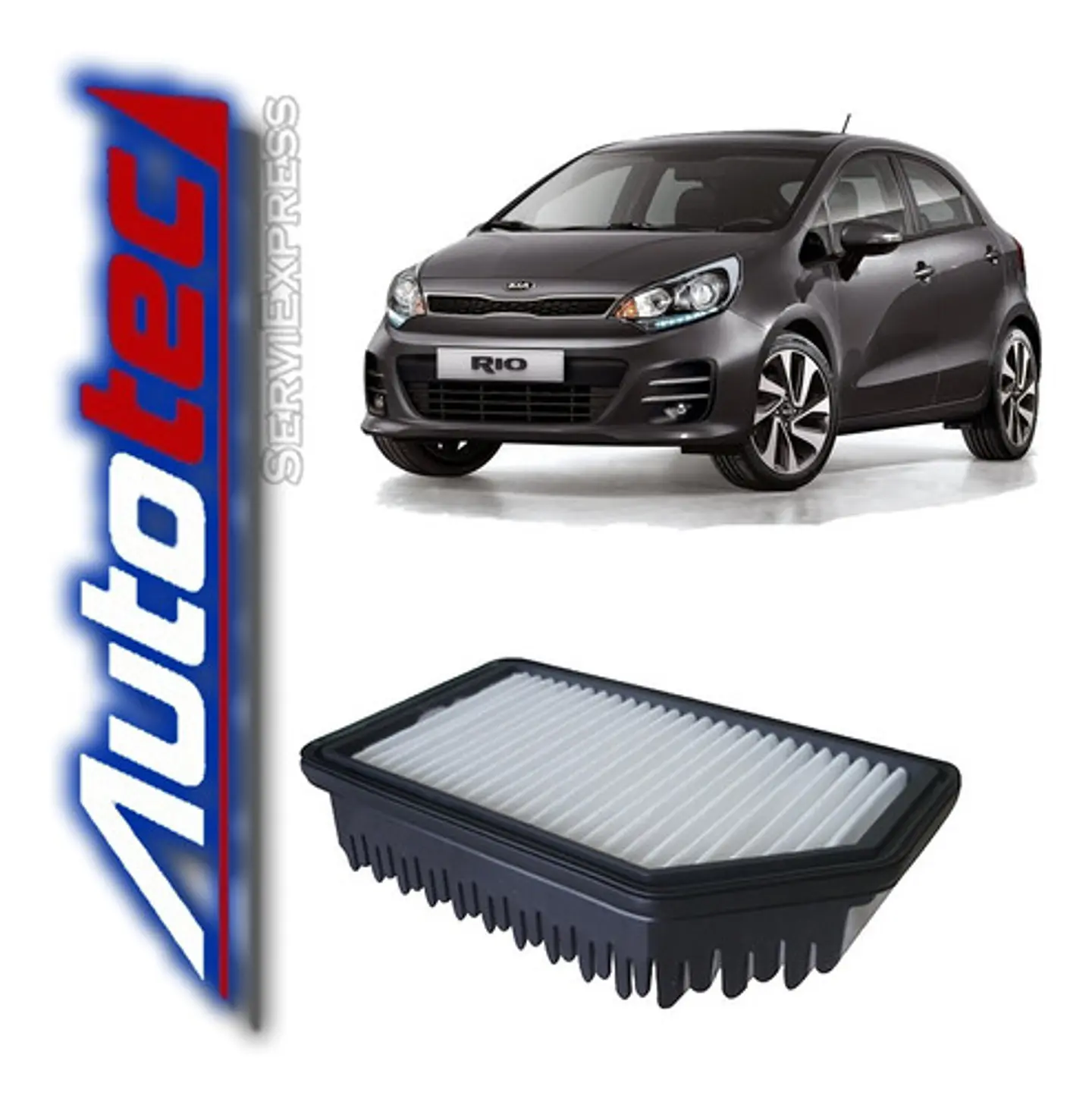Filtro De Aire Kia Rio Del 2012 Al 2016 1