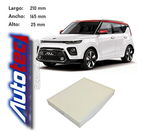 Filtro De Polen Kia Soul Del 2014 Al 2020