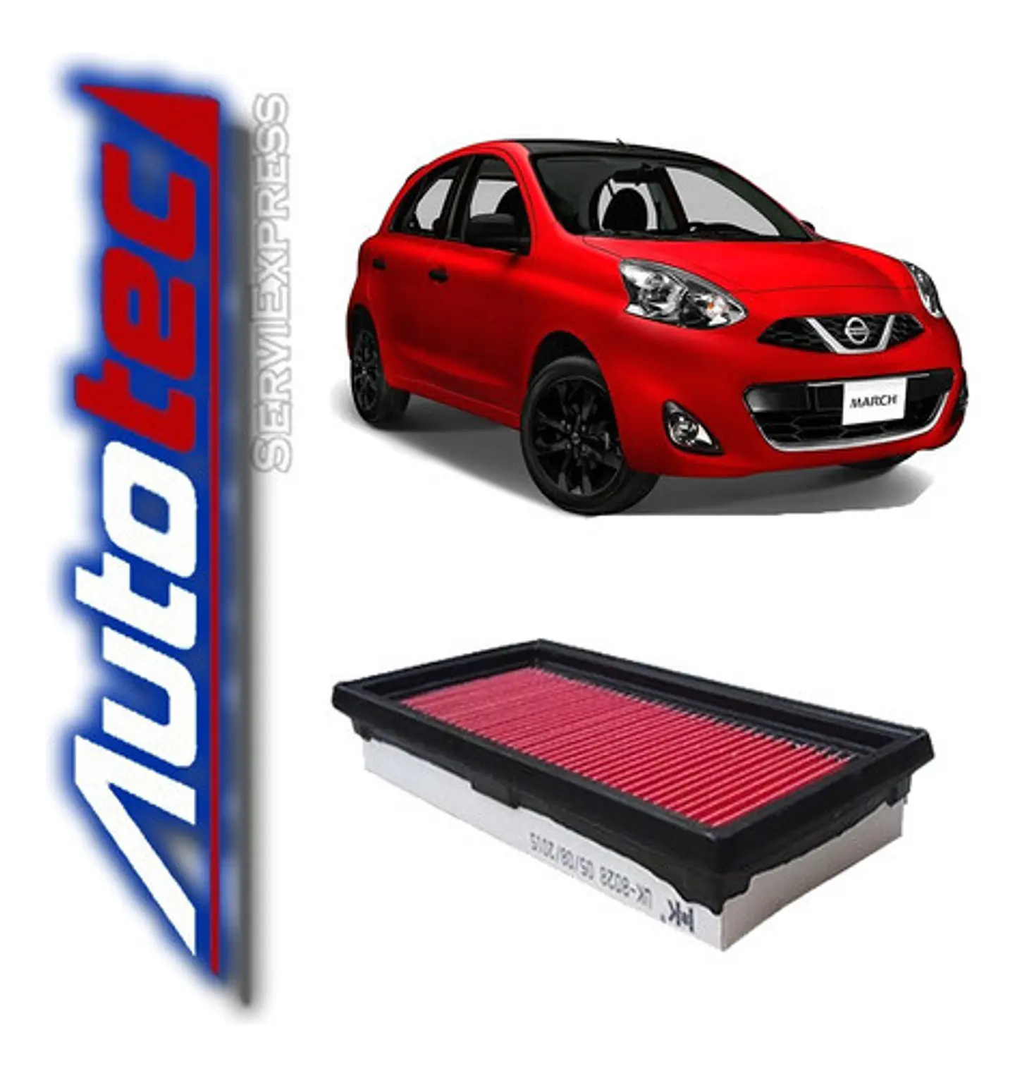 Filtro De Aire Nissan March Del 2015 Al 2021 1