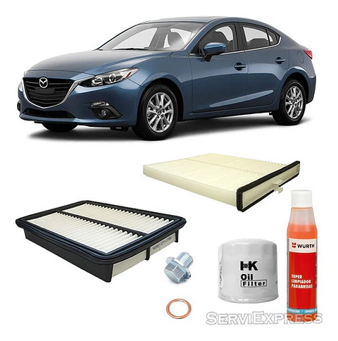 Kit De Mantencion Filtros, Tapon,etc. Mazda 3 2.0 2013-2018