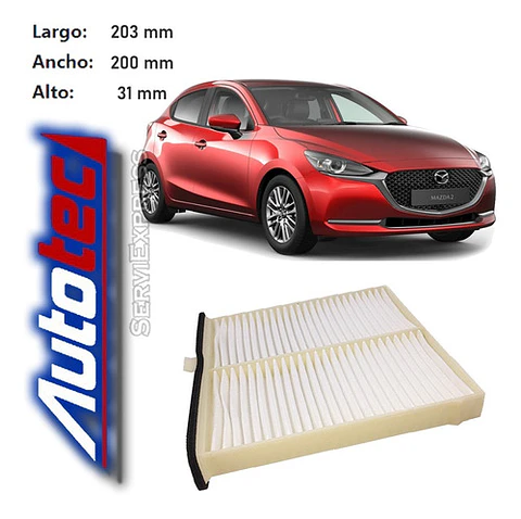 Filtro De Polen Mazda 2 1.5 Del 2014 Al 2018