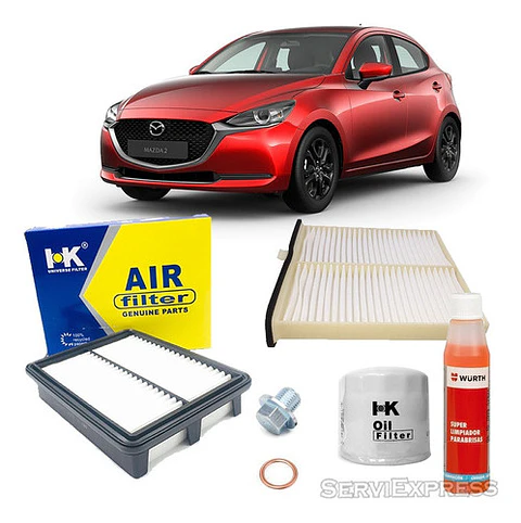 Kit De Mantencion Filtros, Tapon,etc. Mazda 2 1.5 2014-2020