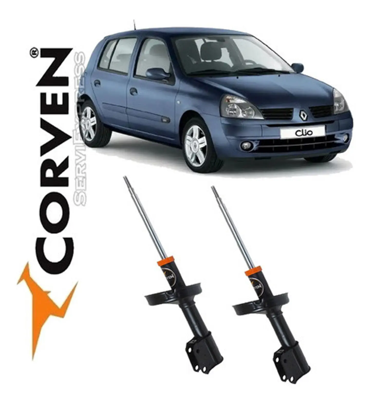 Amortiguadores Delanteros Renault Clio Del 2000 Al 2008 1
