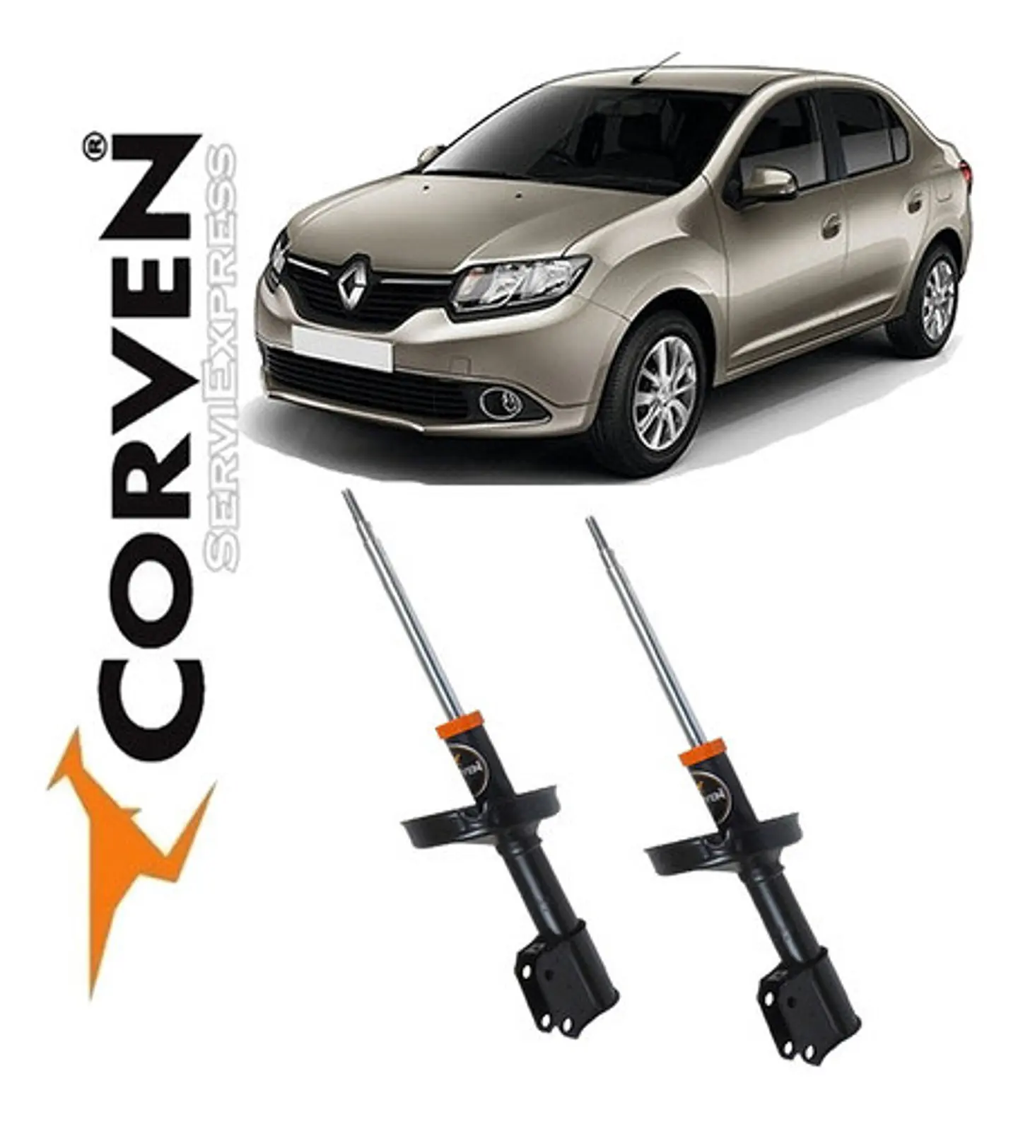 Amortiguadores Delanteros Renault Symbol Del 2009 Al 2014 1