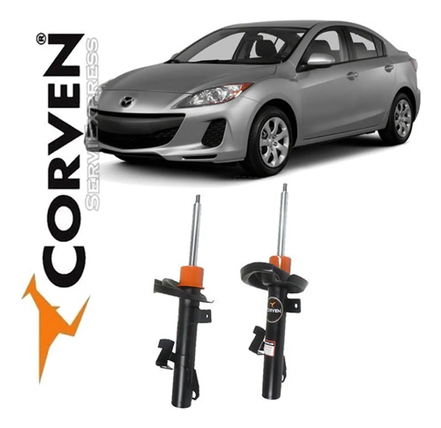 Amortiguadores Delanteros Mazda 3 Del 2004 Al 2014 1