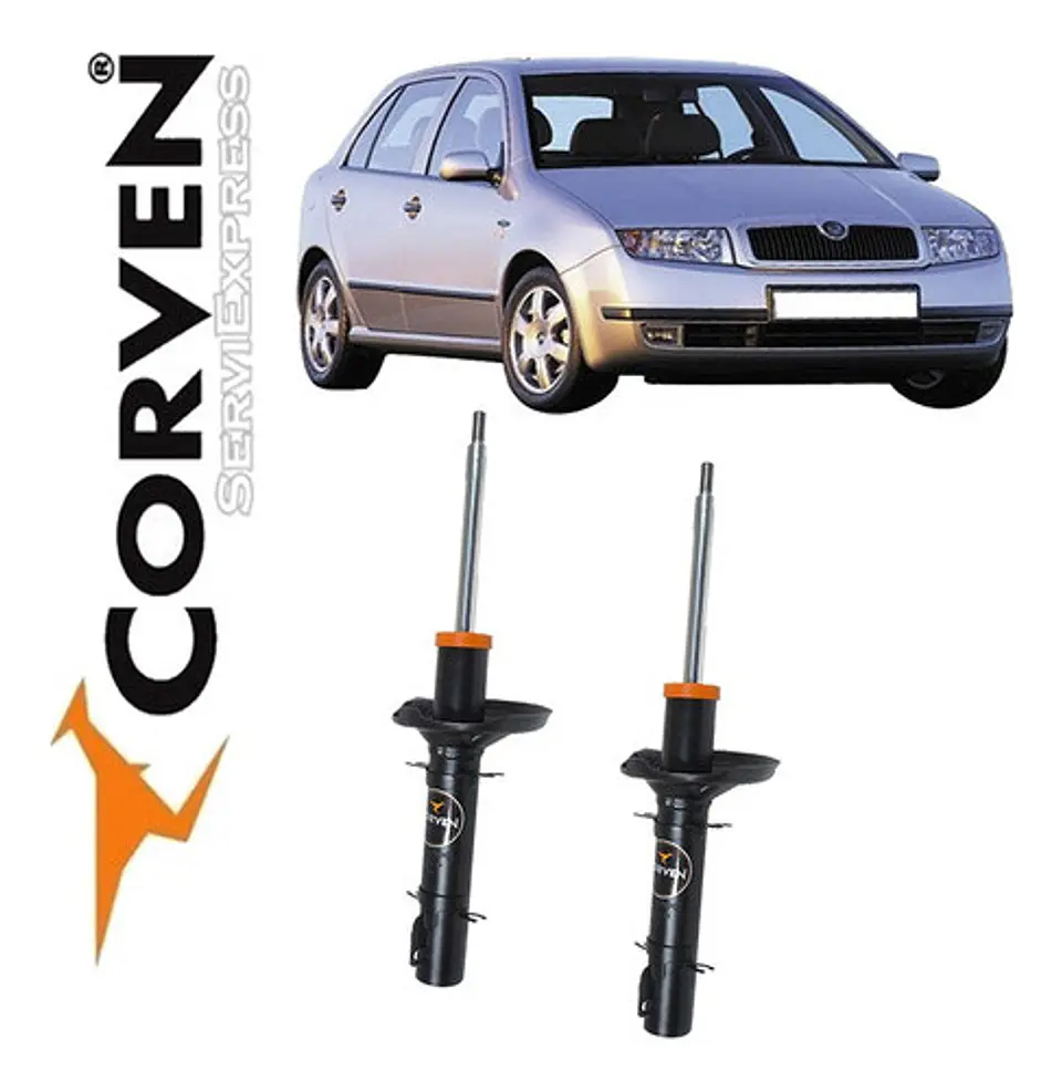 Amortiguadores Delanteros Skoda Fabia Del 2002 Al 2004 1
