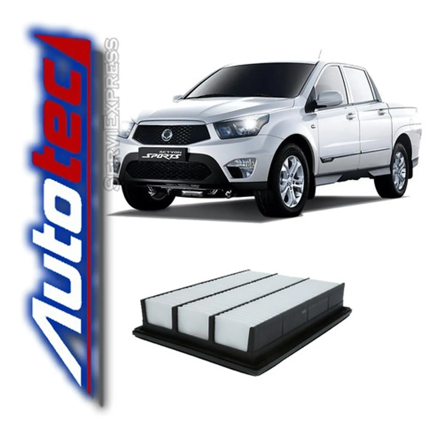 Filtro De Aire Ssangyong Actyon 2012 Al 2018 1