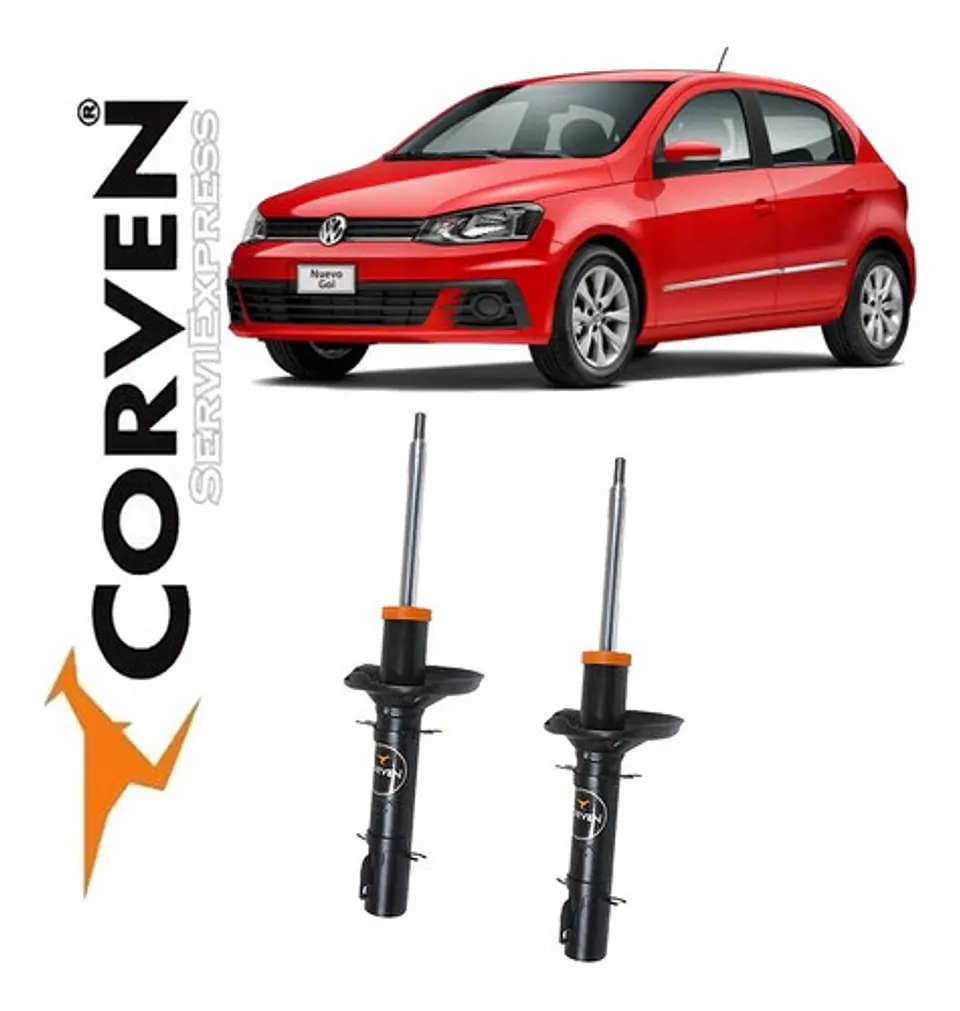 Amortiguadores Delanteros Volkswagen Gol Del 2008 Al 2017 1