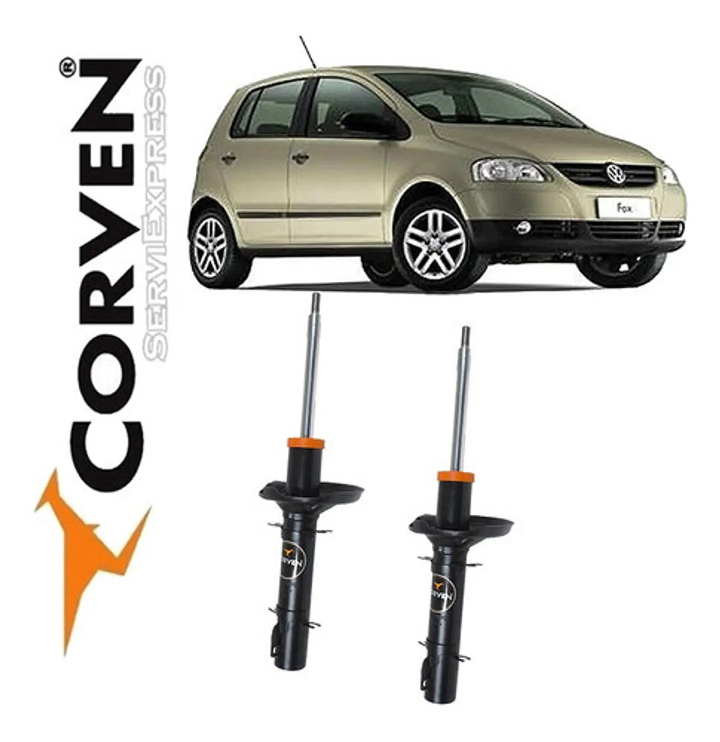 Amortiguadores Delanteros Volkswagen Fox Del 2004 Al 2008 1