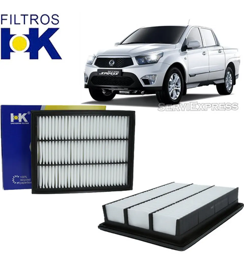 Filtro Aire Actyon Sport 2.0 2012 - 2016 Y 2.2 2017 - 2020  1