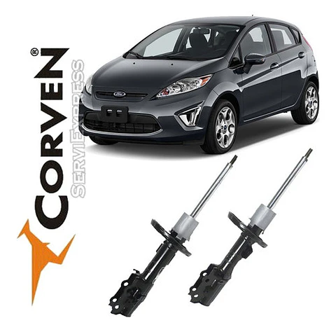 Par De Amortiguadores Delanteros Para Ford Fiesta 2010 2017