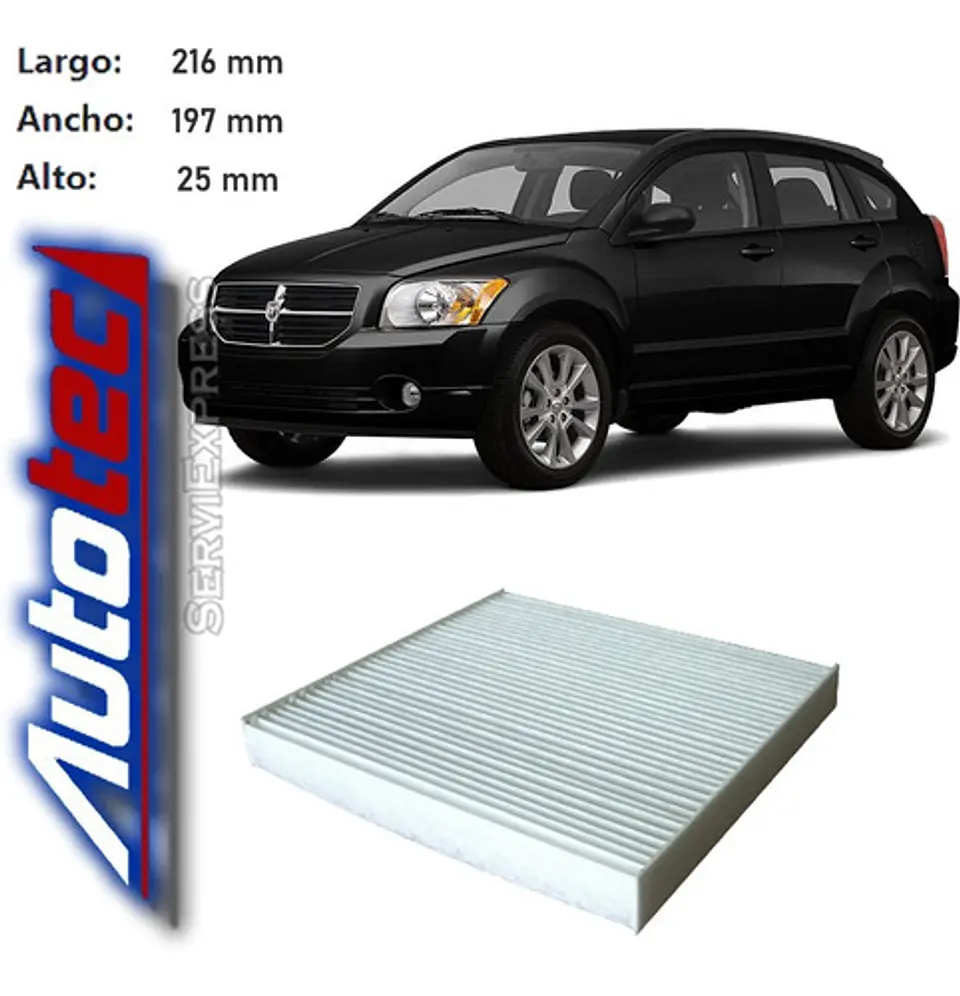 Filtro Polen Para Dodge Caliber Del 2006 Al 2012 1