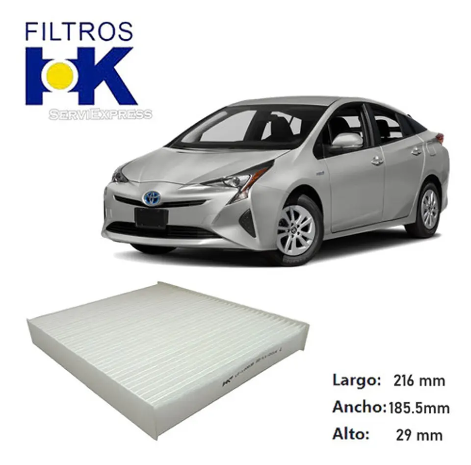 Filtro De Polen Toyota Prius 1.8 Hibrido Del 2010 Al 2018  1
