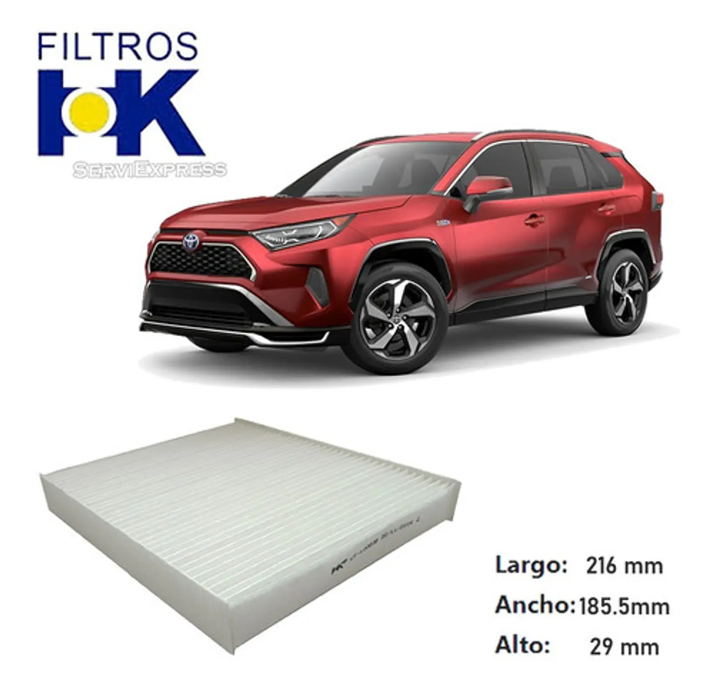 Filtro De Polen Toyota New Rav4 Del 2019 Al 2021 2