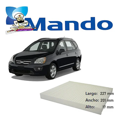 Filtro Polen Original Para Kia Carens 2.0 Del 2007 Al 2012