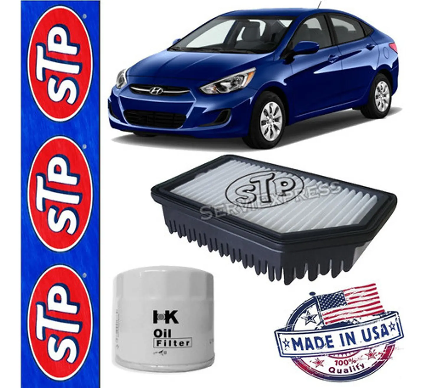 Filtro De Aire Y Aceite Hyundai Accent 1.4 Y 1.6 2011-2020 1