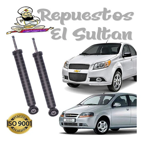 Amortiguadores Traseros Chevrolet Aveo 1.4 Del 2004 Al 2016