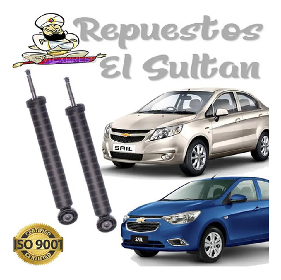 Amortiguadores Traseros Chevrolet Sail 1.4 Del 2011 Al 2017 1