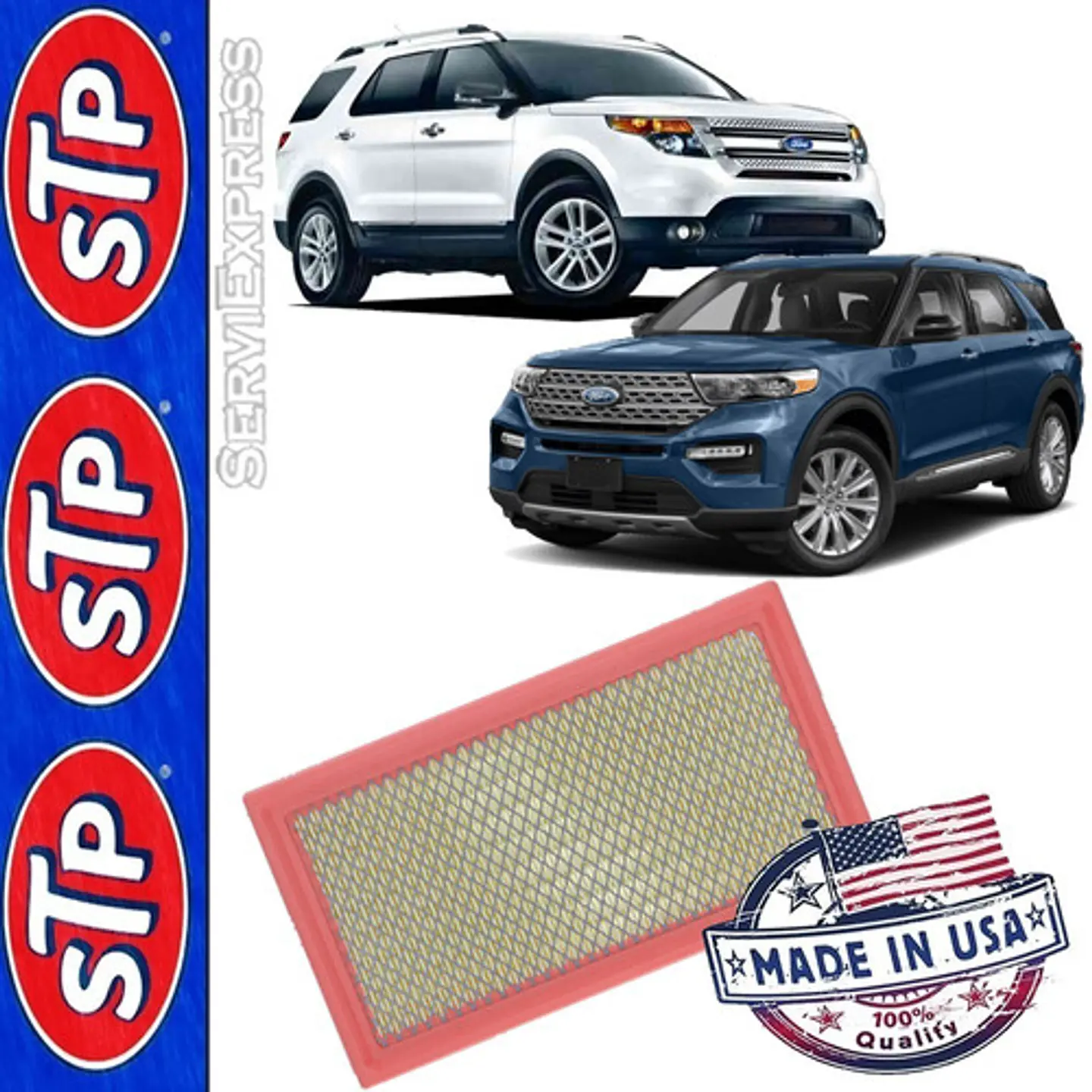 Filtro Aire Ford Explorer 2011-2021 Motores 2.0 2.3 3.0 3.5 1