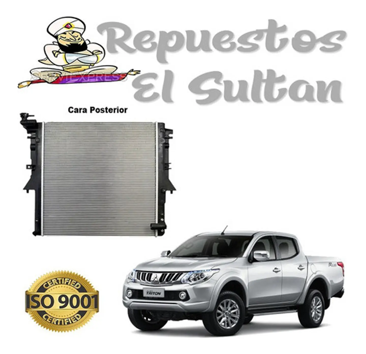 Radiador Motor Mitsubishi L200 2.4 Work/katana 2016 Al 2018 1
