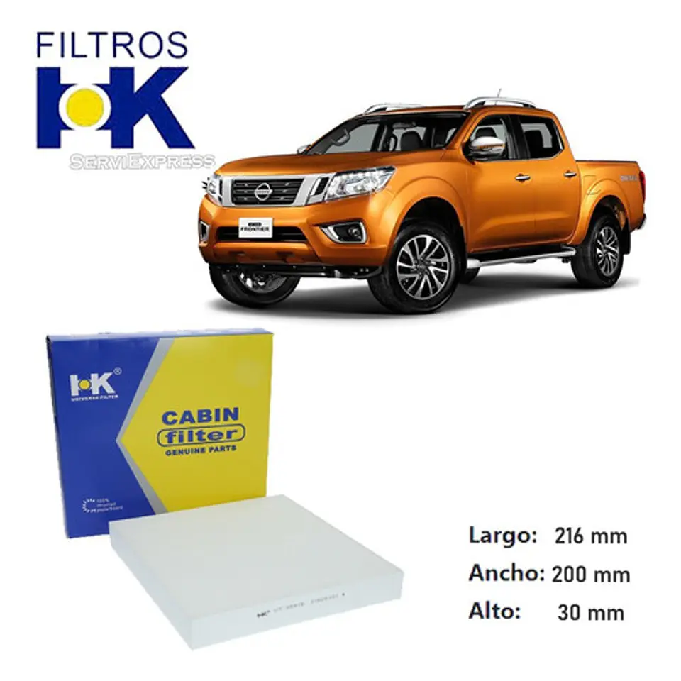 Filtro Polen Nissan Np300 Del 2016 Al 2019 1