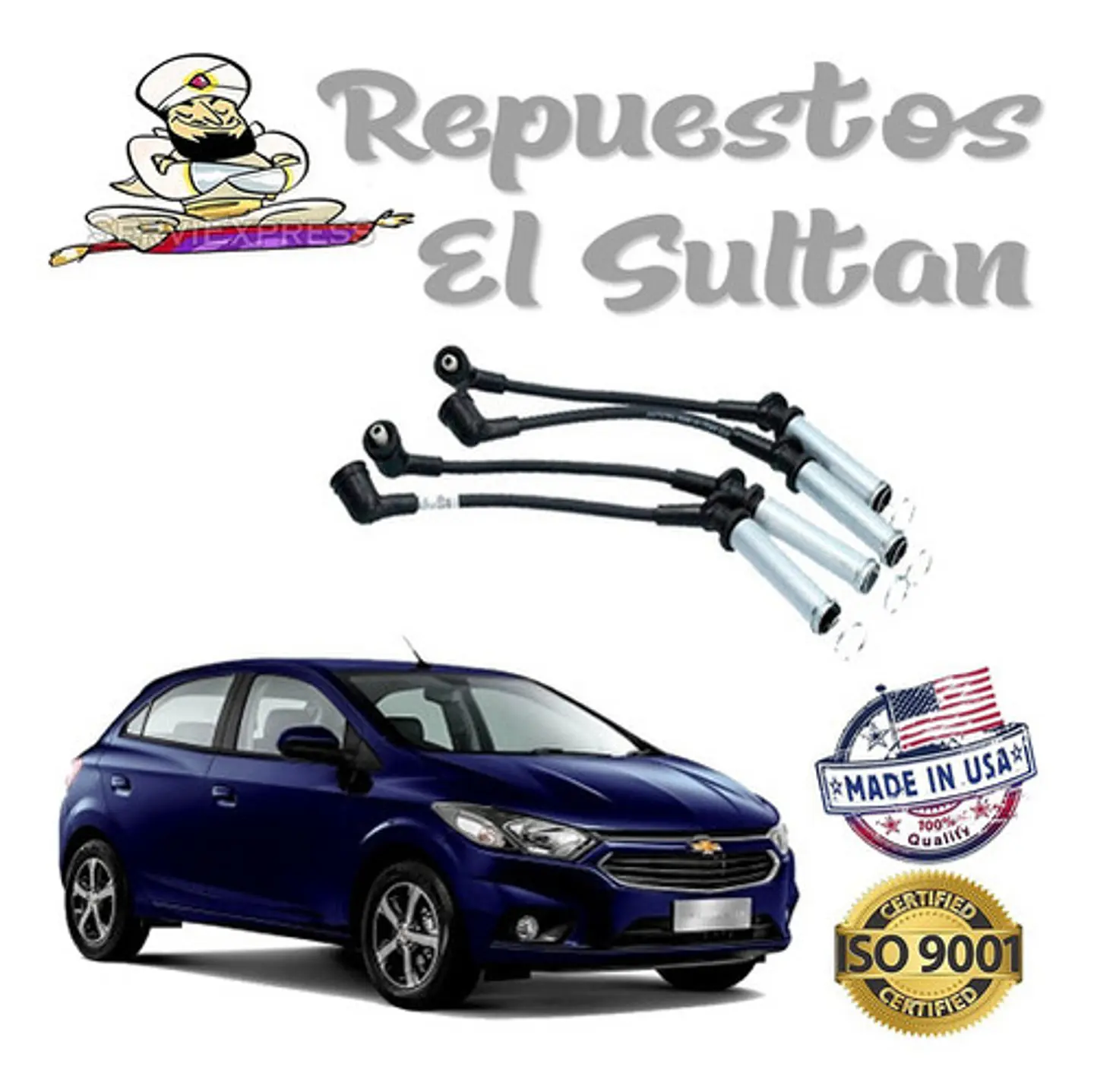 Juego De Cables Bujias Chevrolet Onix 1.4 2017-2020 1