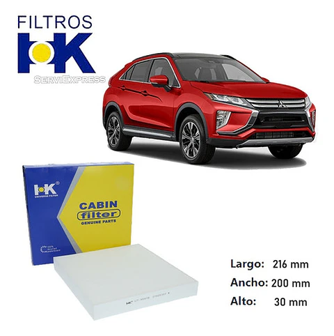 Filtro Polen Mitsubishi Eclipse Cross Del 2017 Al 2021