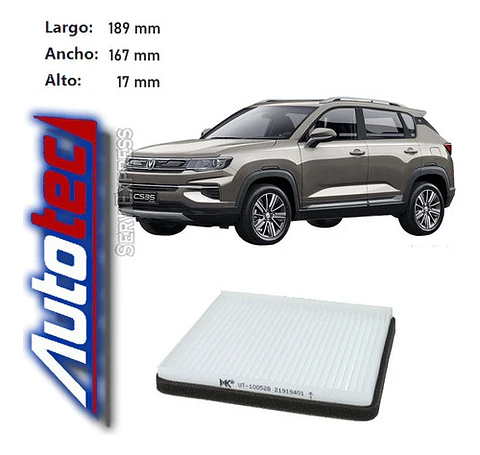Filtro De Polen Changan Cs35 Del 2013 Al 2021 