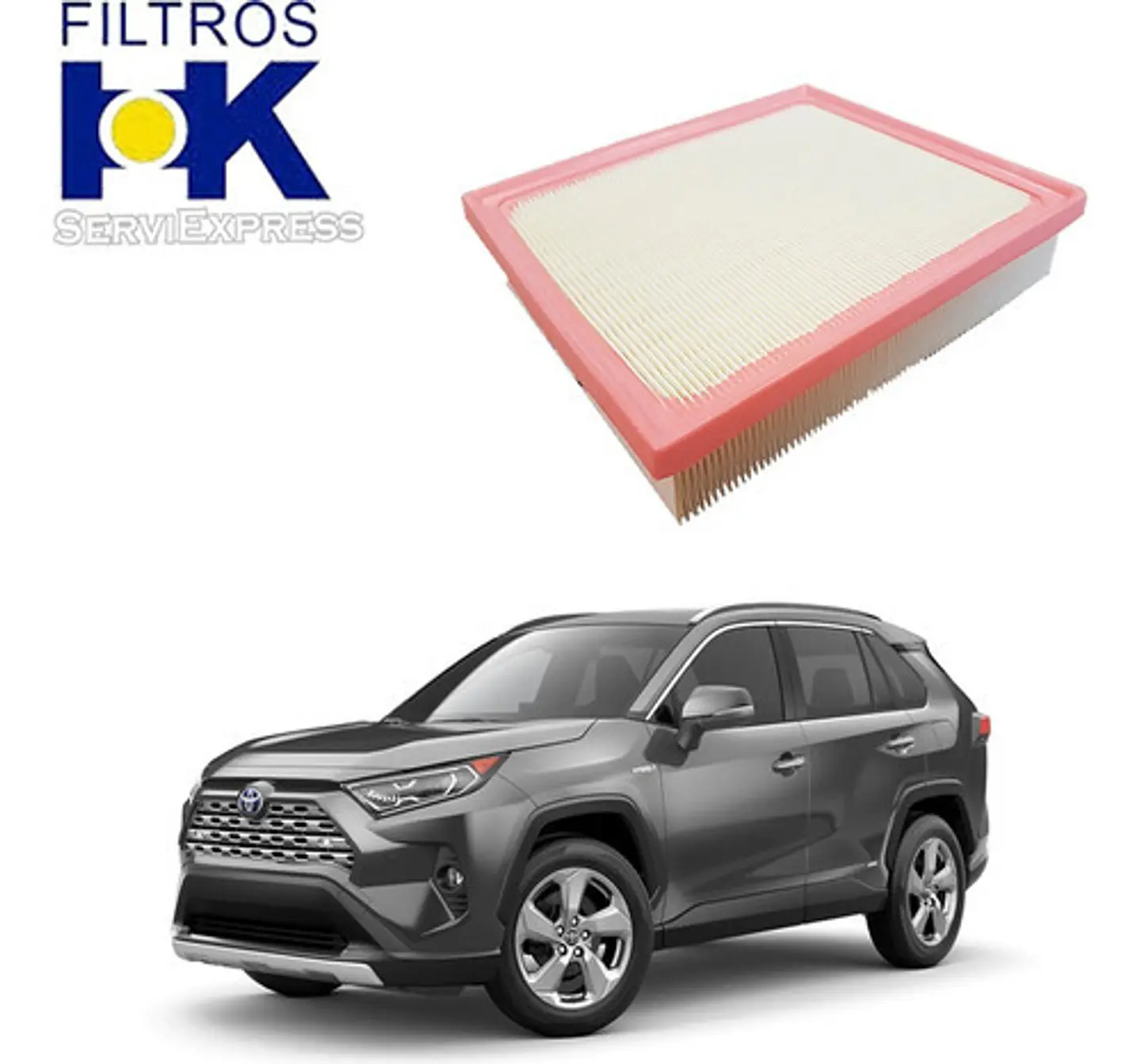 Filtro De Aire Toyota Rav4 2.0 Y 2.5 Del 2019 Al 2021 1