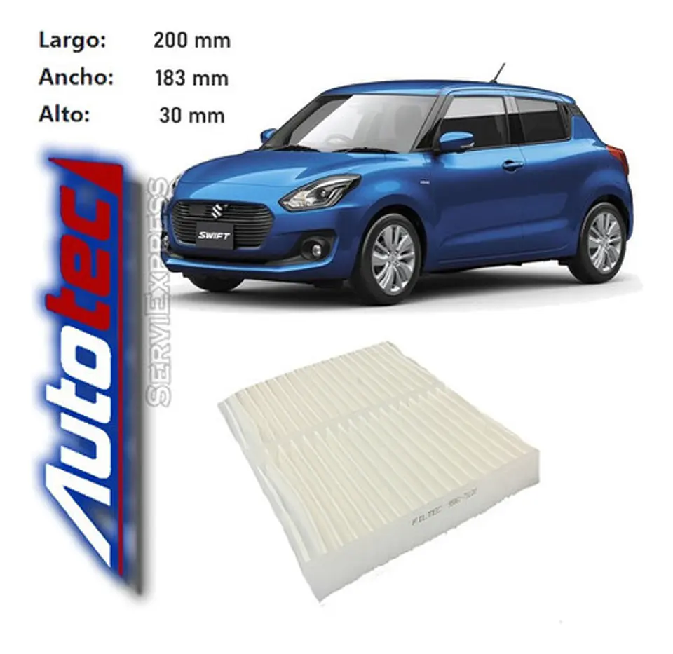 Filtro De Polen Suzuki Swift Del 2011 Al 2021 2