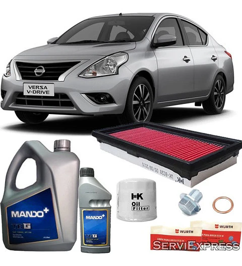 Filtro De Aire, Tapon, Aceite Sintetico Para Nissan Versa 