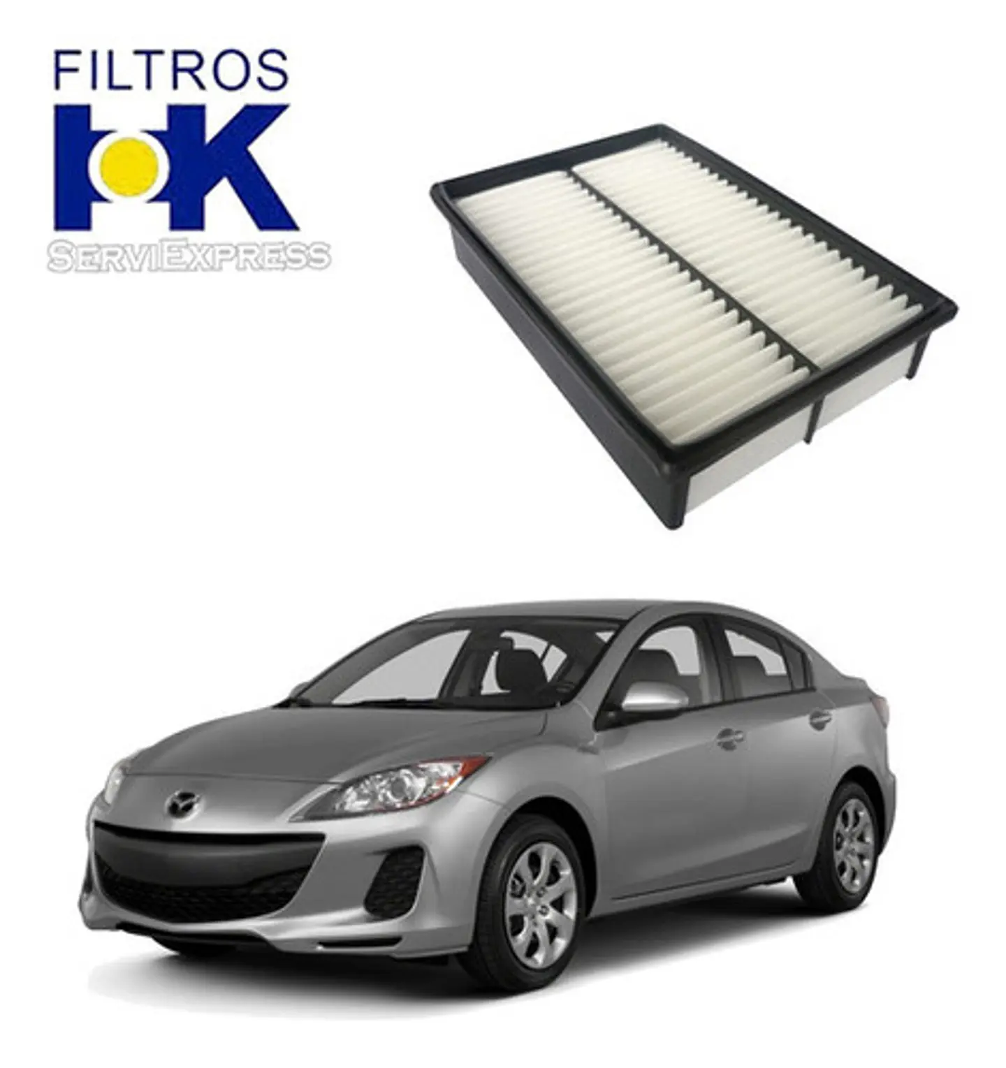 Filtro De Aire Mazda 3 2.0  Del 2006 Al 2014 1