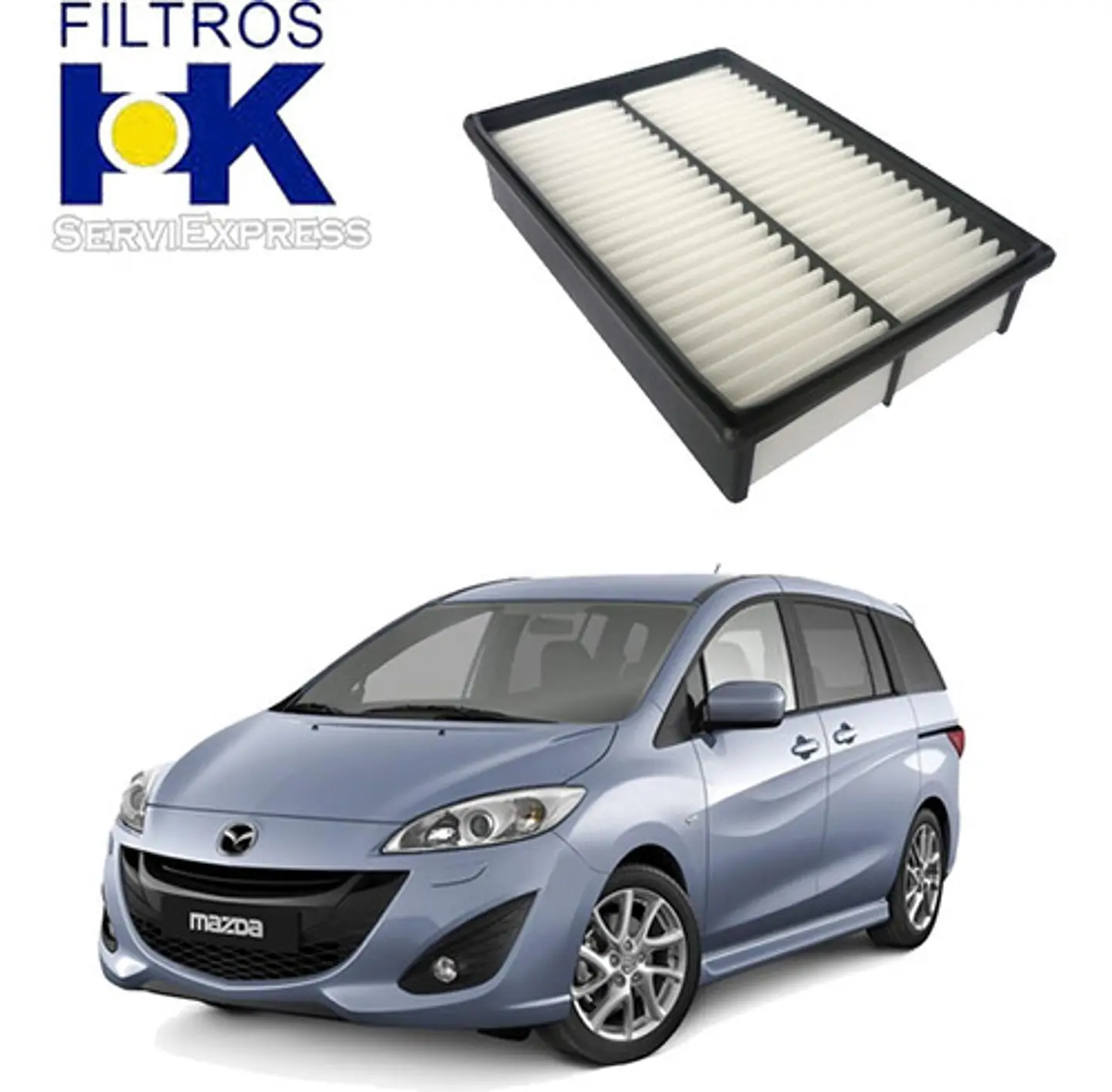 Filtro De Aire Mazda 5 2.0  Del 2005 Al 2018 1
