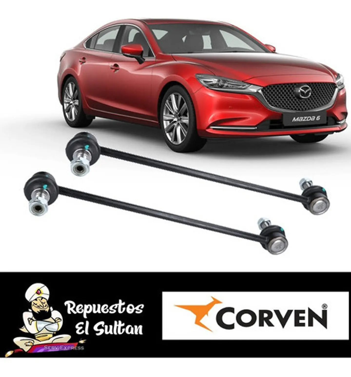 Bieletas Delanteras (par) Mazda 6 2014-2020 1