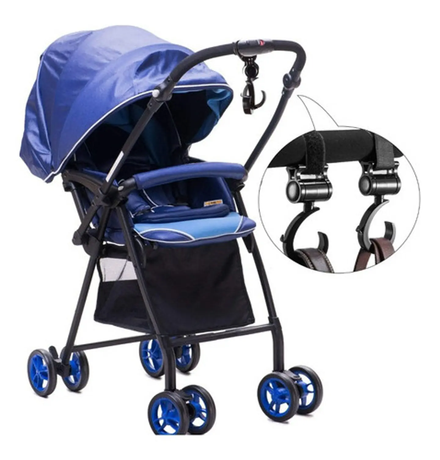 Set De 2 Ganchos Para Coche Bebé 360 Grados 4