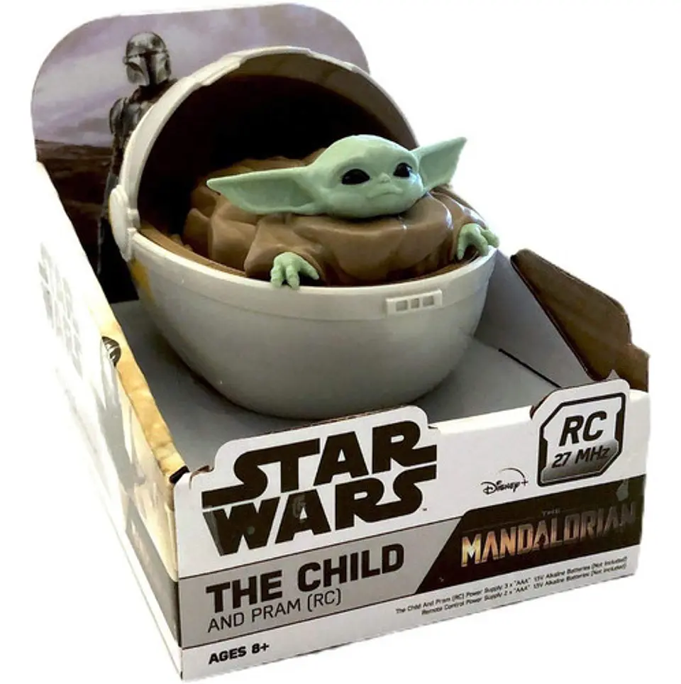 Baby Yoda The Child Star Wars Carro Radio Control Para Niños 1