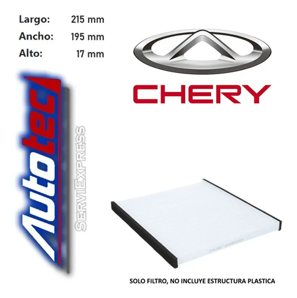 Filtro Polen Chery Tiggo 2008 Al 2018 Y Tiggo 2 1