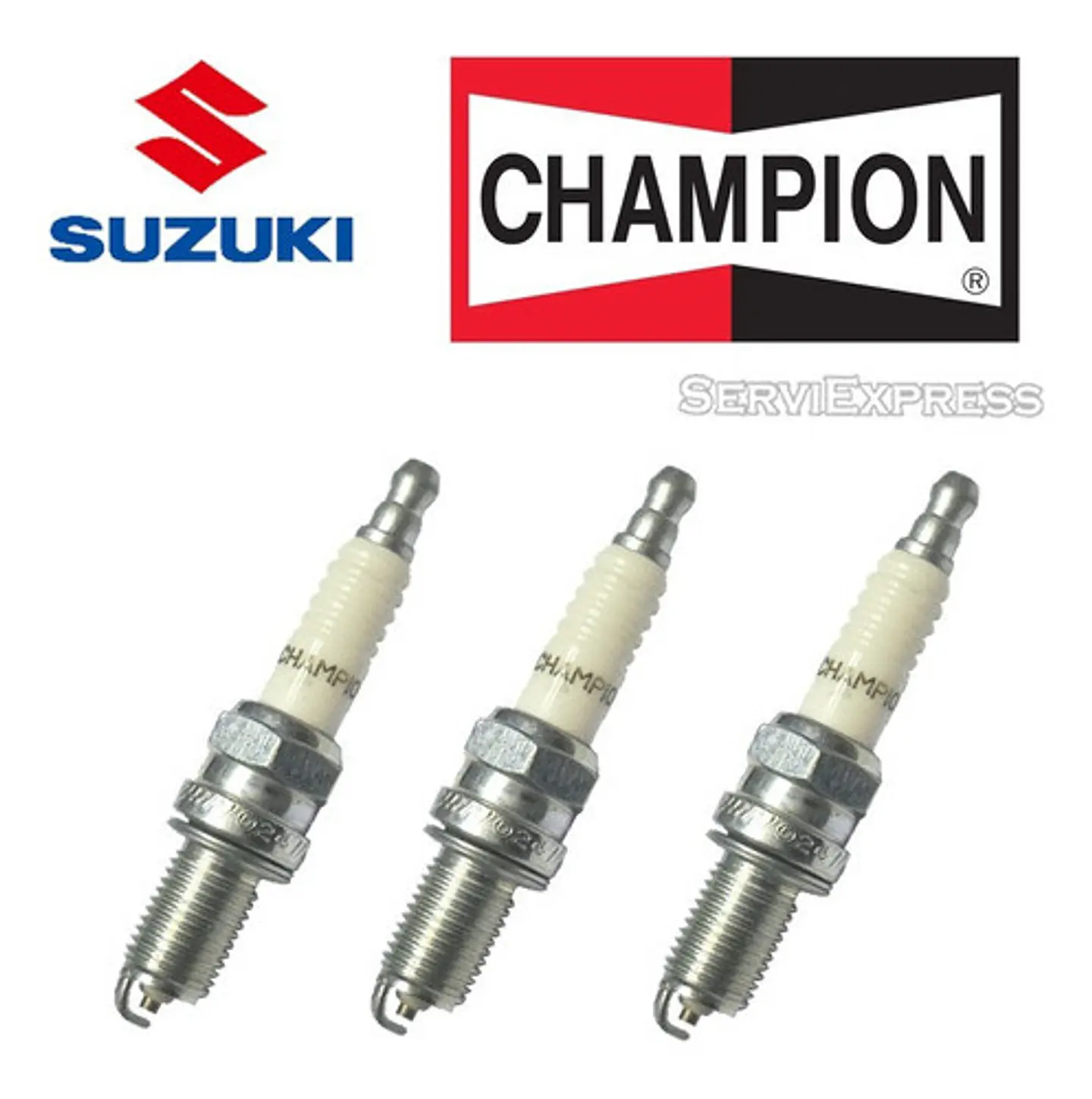 Bujías Champion Suzuki Celerio 2009-2018 K10b (kit De 3) 1