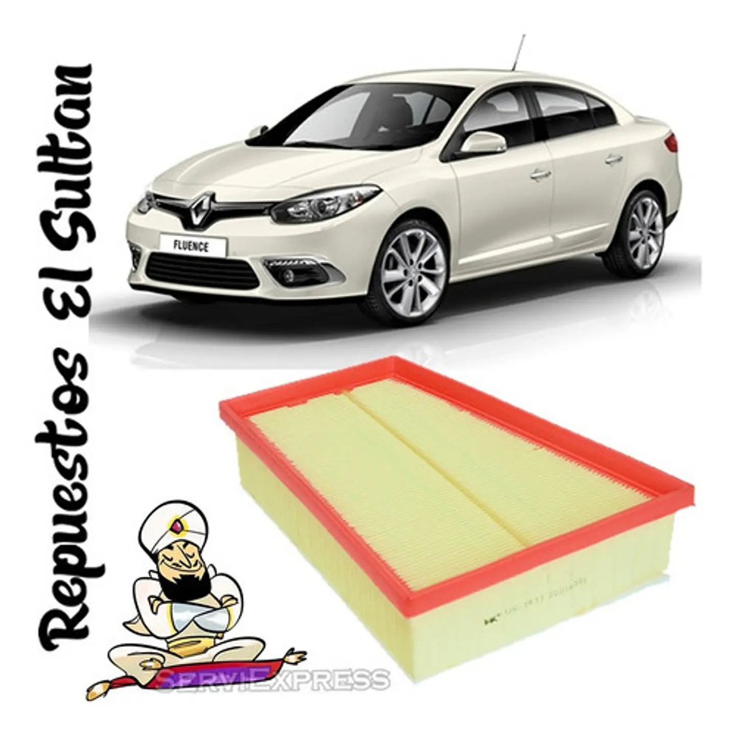 Filtro Aire Renault Fluence 2011 - 2019 1