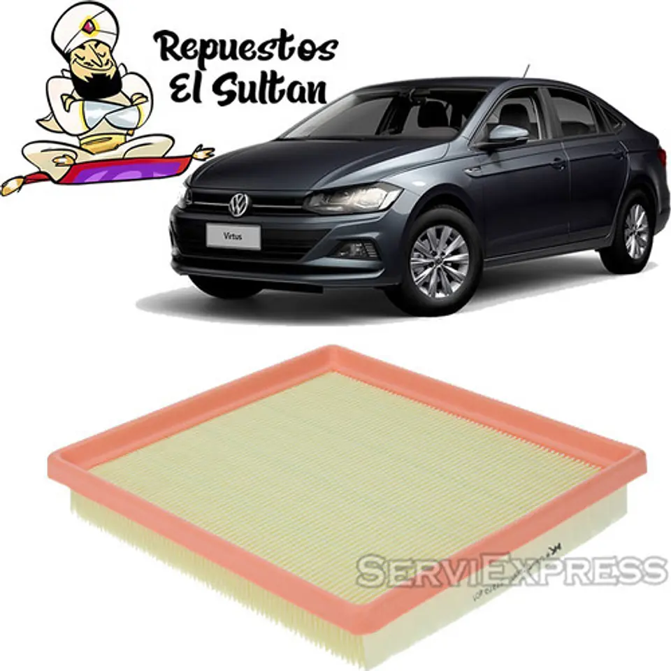 Filtro De Aire Volkswagen Virtus 1.6 2018 Al 2022 1