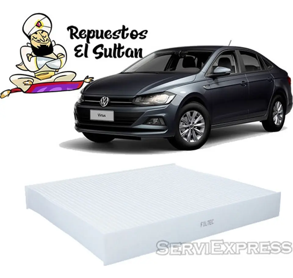 Filtro De Polen Volkswagen Virtus 2018 Al 2022 1